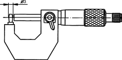 Микрометры трубные (Тип А) - чертеж