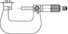 Микрометры трубные (Тип B) - чертеж